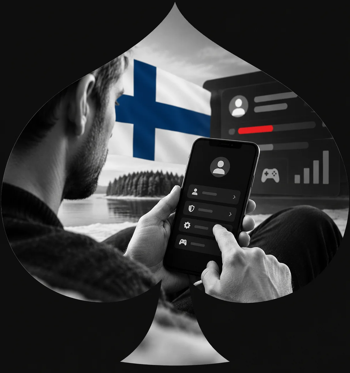Veikkaus-sovellus puhelimessa omien pelien tarkistamiseen
